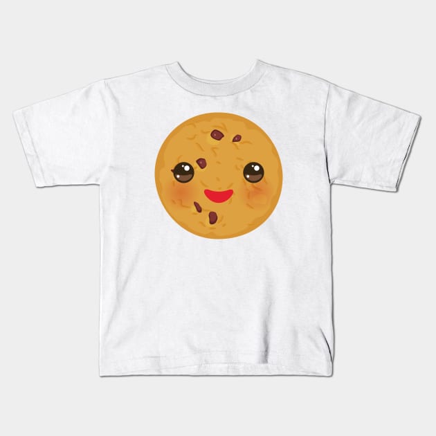 Chocolate chip cookie freshly baked (2) Kids T-Shirt by EkaterinaP